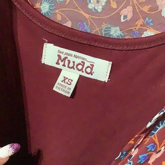 MUDD -Sz XS - two layer floral dress ☀️ - Picture 4 of 5